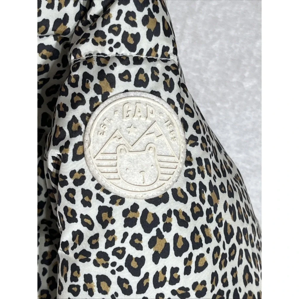 Baby Gap Cold Control Max Puffer One Piece Snowsuit  Size 12-18 Months Leopard